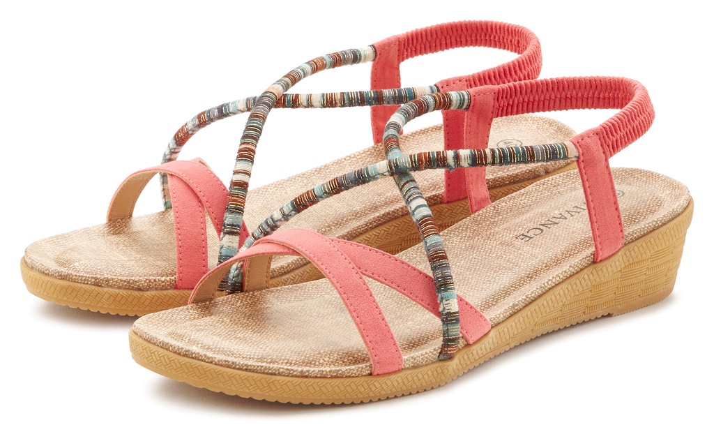 Vivance Sandale "Sommerschuh", mit dezenten Schmuckelementen, Sandalette, S günstig online kaufen