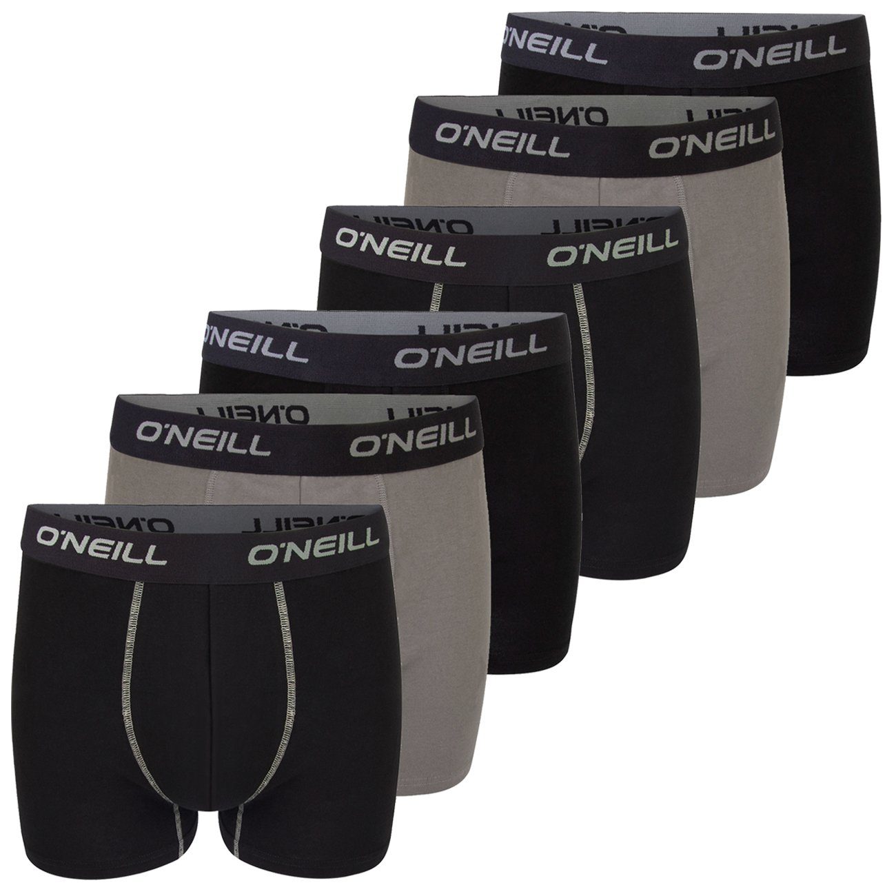 O'Neill Herren Boxershort Plain 6er Pack günstig online kaufen