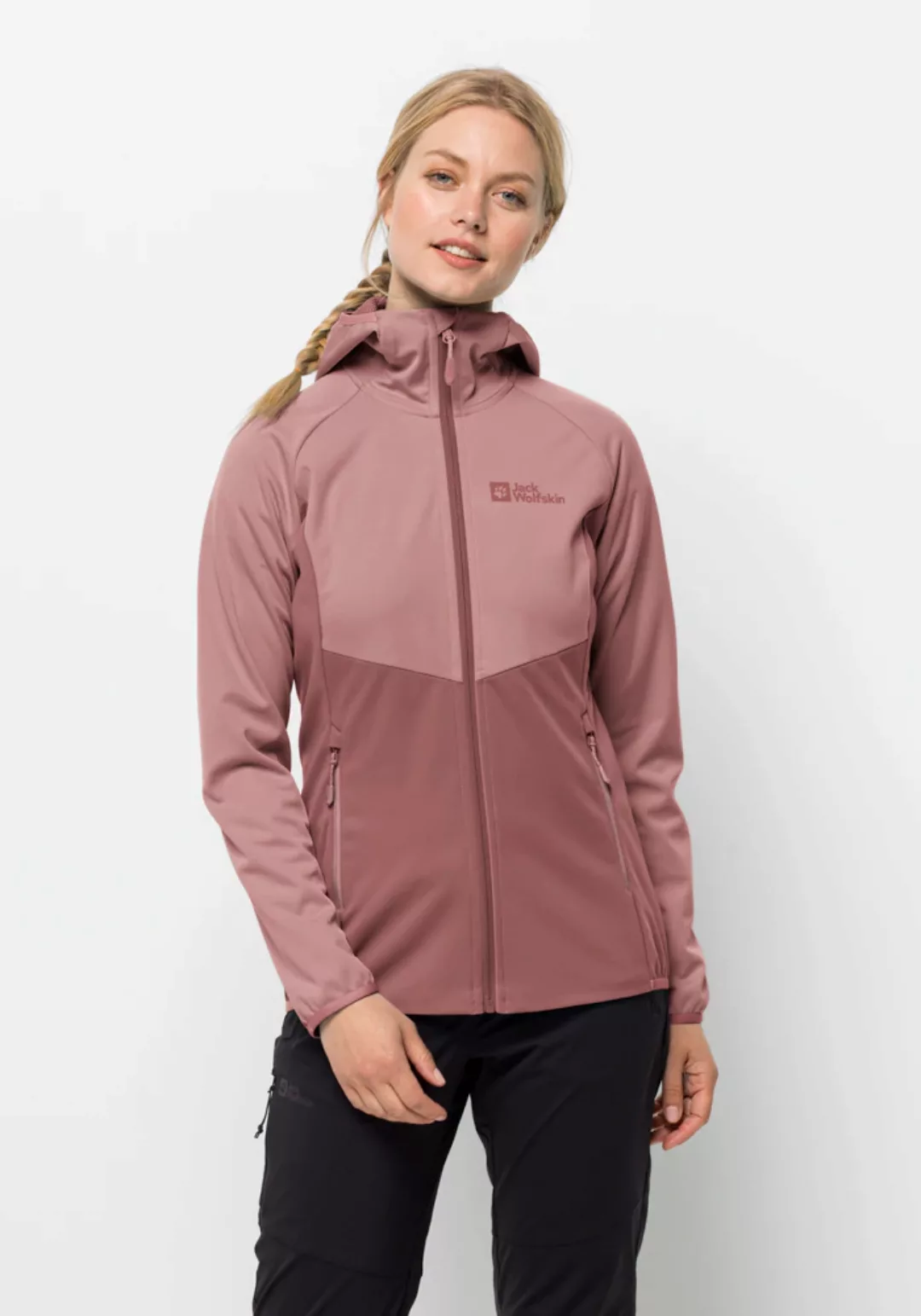 Jack Wolfskin Softshelljacke "GO HIKE SOFTSHELL W", mit Kapuze günstig online kaufen