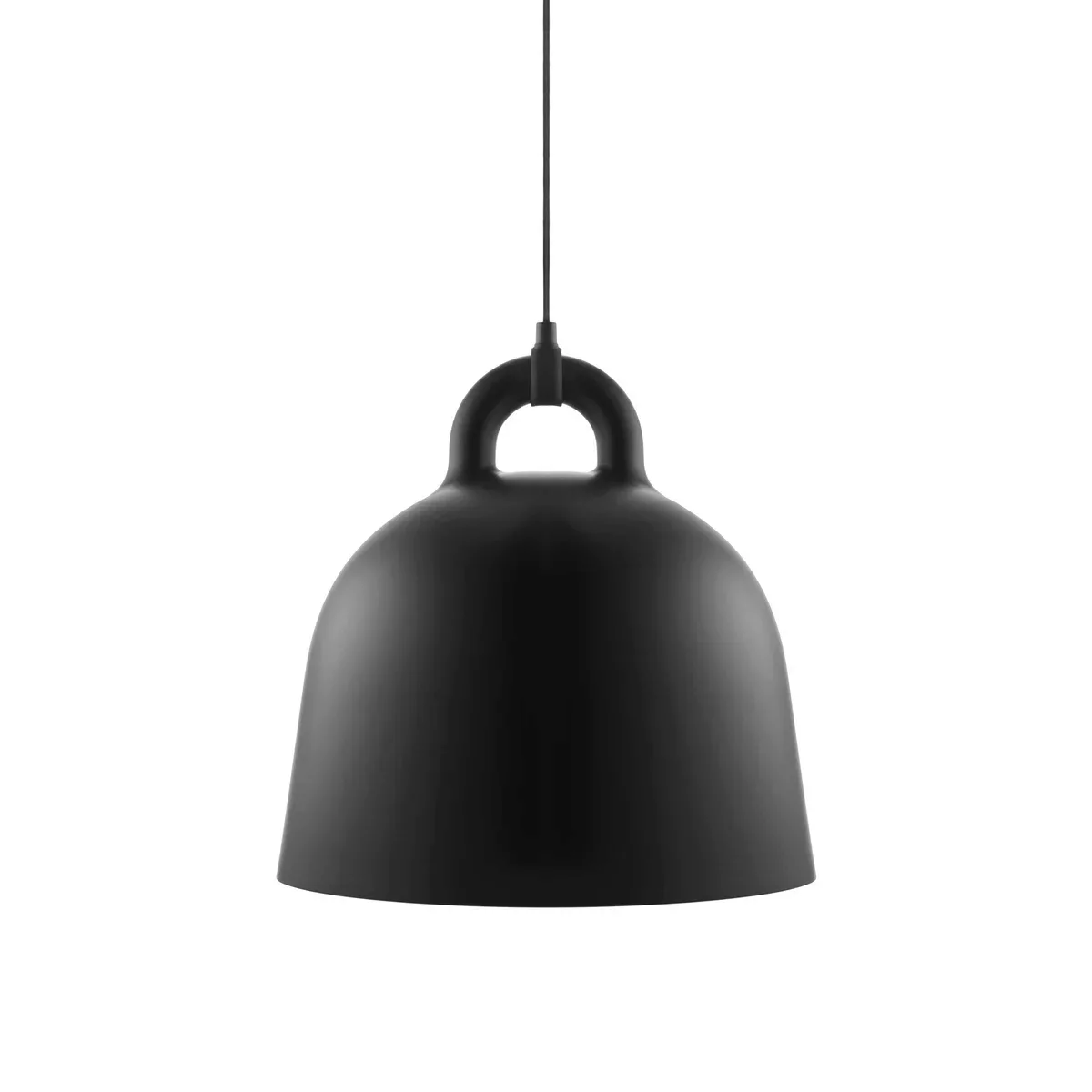 Normann Copenhagen - Bell Pendelleuchte M - schwarz/H 44cm / Ø 42cm/Kabel s günstig online kaufen