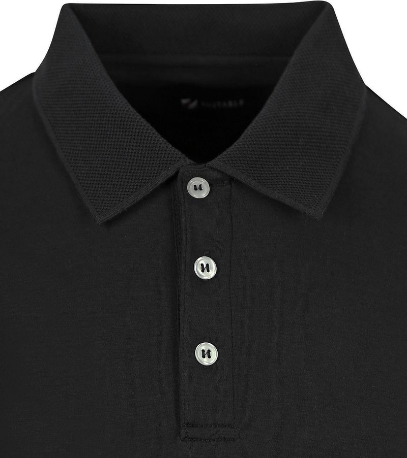 Suitable Boris Poloshirt Schwarz - Größe L günstig online kaufen
