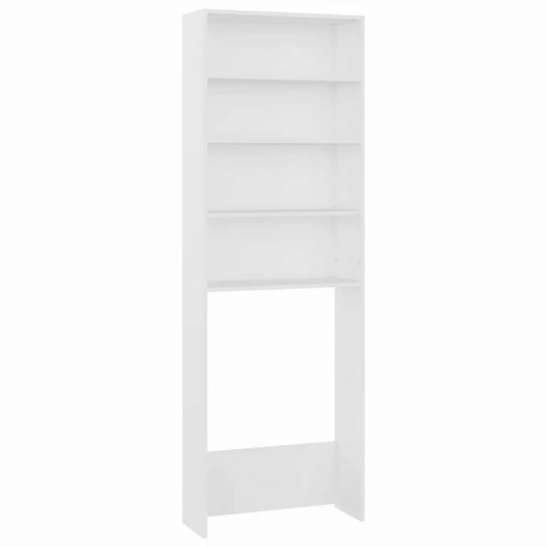 Waschmaschinenschrank Weiß 64x24x190 Cm günstig online kaufen