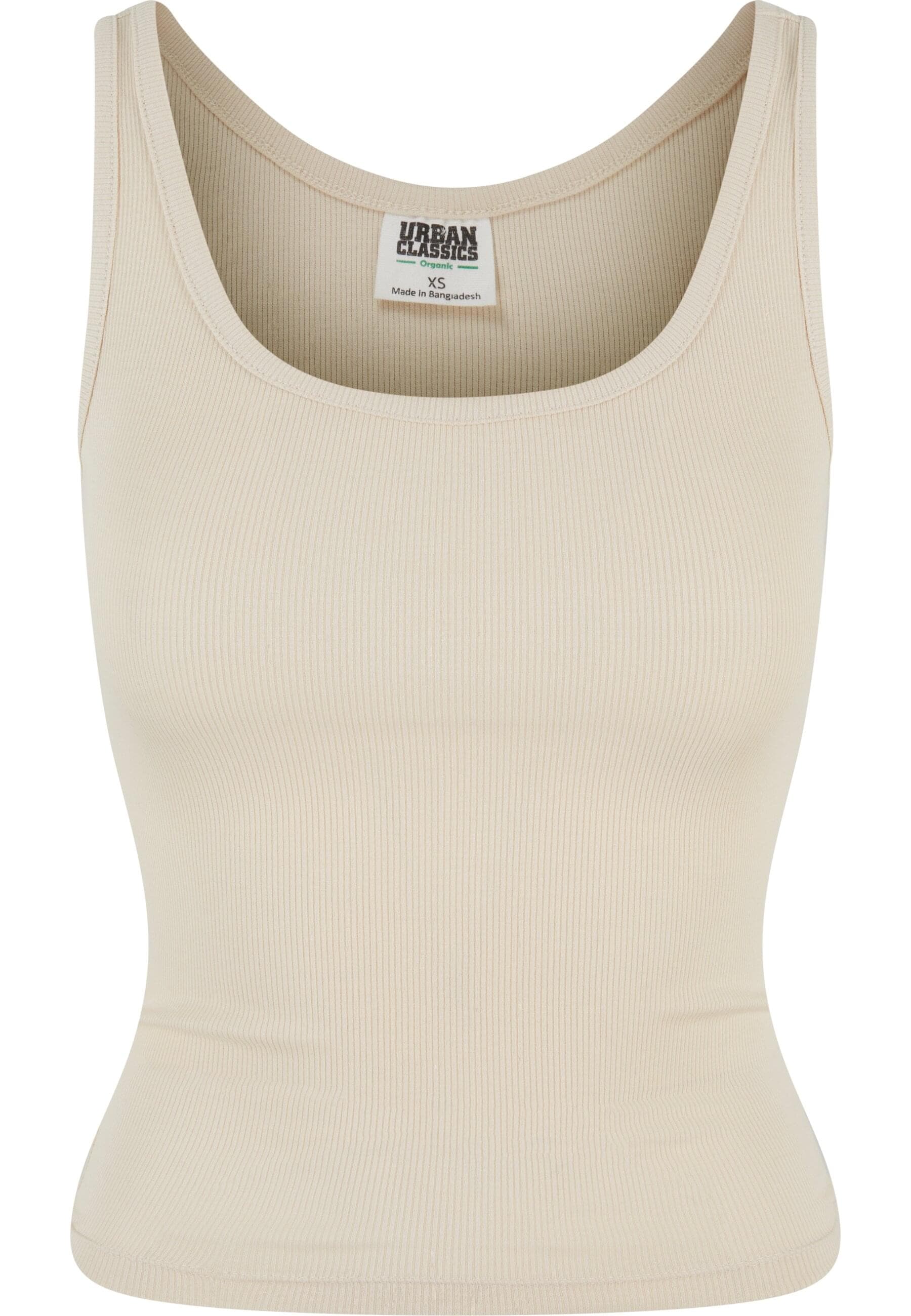 URBAN CLASSICS Muskelshirt "Urban Classics Ladies Organic Basic Rib Top 2-P günstig online kaufen