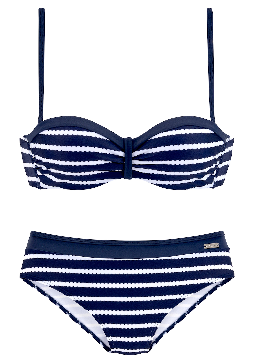 LASCANA Bügel-Bandeau-Bikini, mit Trägervarianten günstig online kaufen