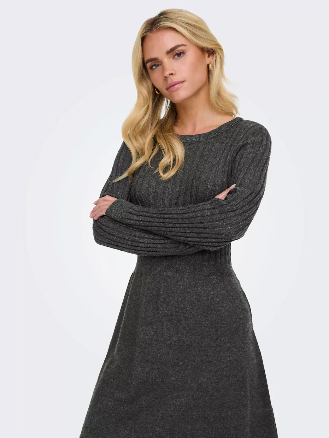 ONLY Strickkleid "ONLFIA LS CABLE DRESS KNT" günstig online kaufen