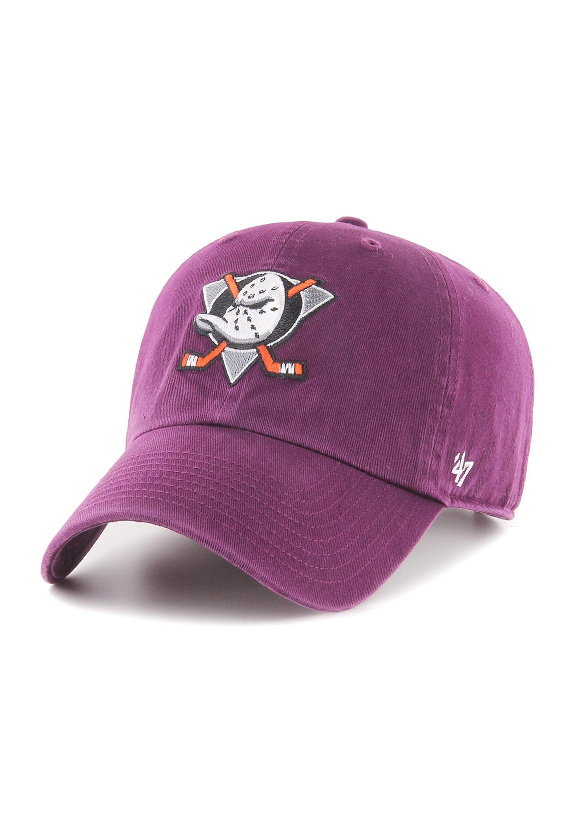 47 Brand Clean Up Adjustable Cap ANAHEIM DUCKS H-NLRGW25GWS-PJ Plum günstig online kaufen