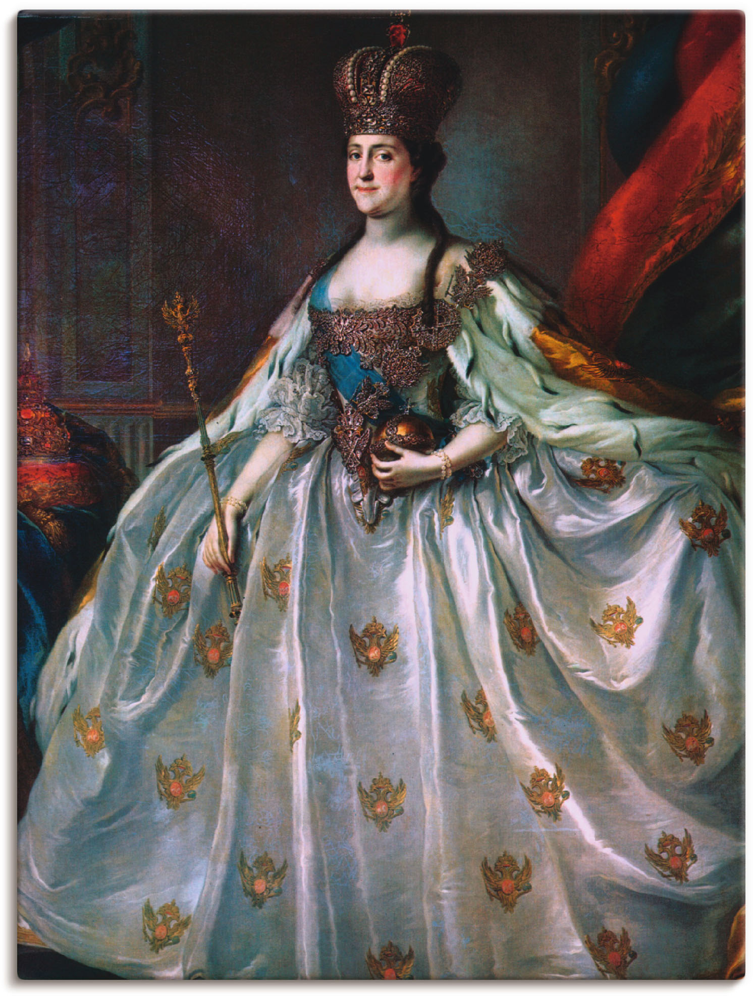 Artland Wandbild "Krönungsporträt der Katharina II.", Menschen, (1 St.), al günstig online kaufen