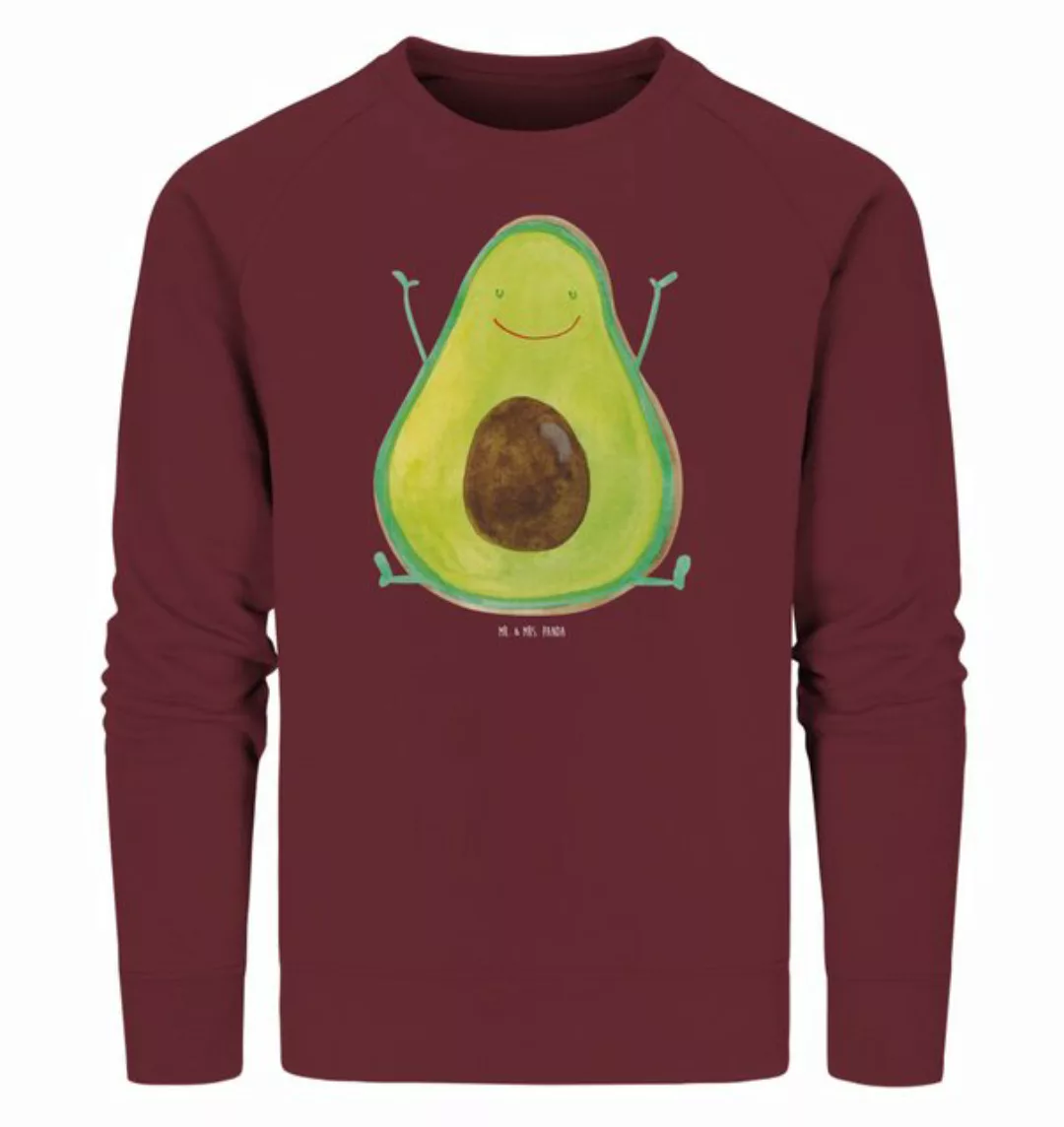 Mr. & Mrs. Panda Longpullover Größe XL Avocado Glücklich - Burgundy - Gesch günstig online kaufen