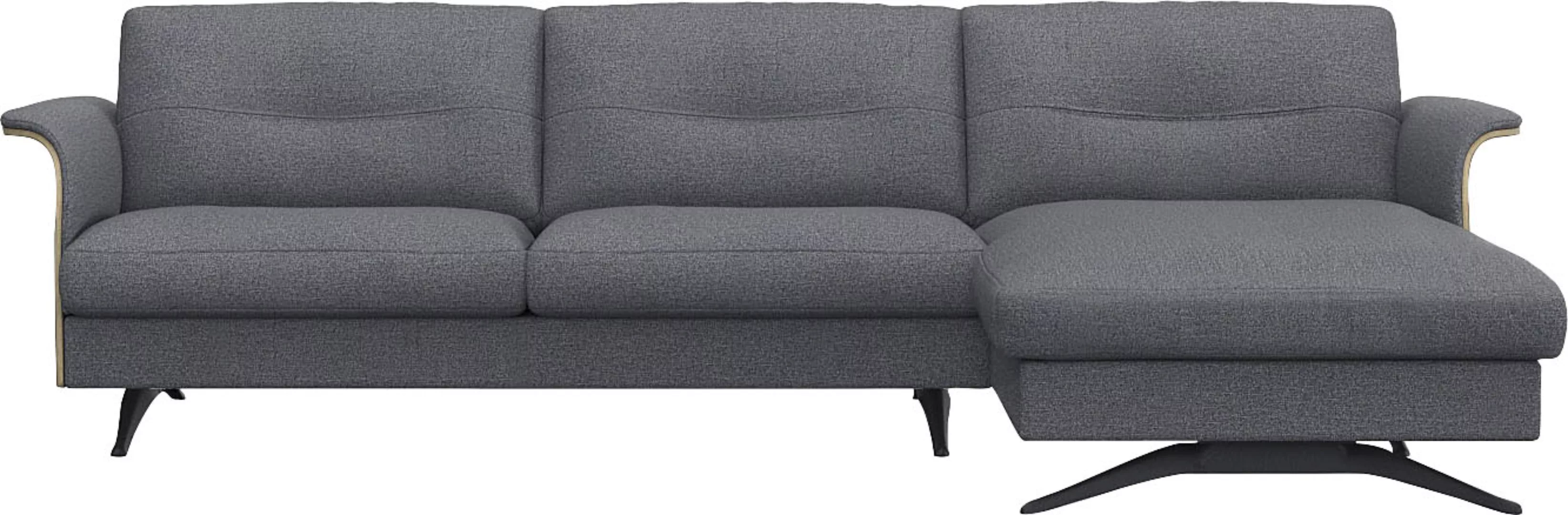 FLEXLUX Ecksofa »Glow, super bequem durch hochwertigem Sitzaufbau mit Feder günstig online kaufen