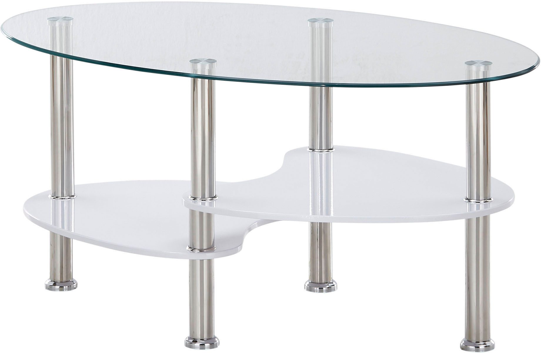 HBZ Couchtisch "Panty, TOPSELLER", (Couchtisch), Glas Oval, Tisch wahlweise günstig online kaufen