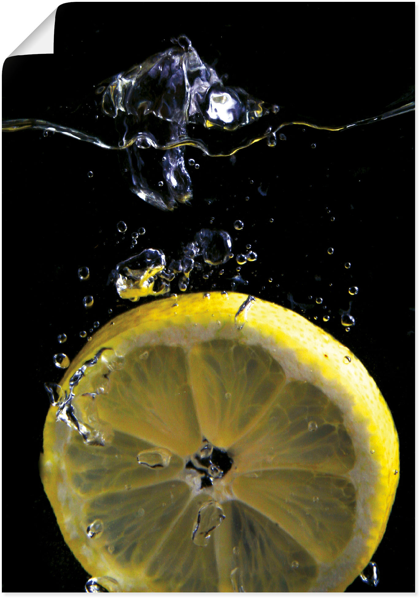 Artland Wandbild »Zitrone«, Lebensmittel, (1 St.), als Alubild, Outdoorbild günstig online kaufen