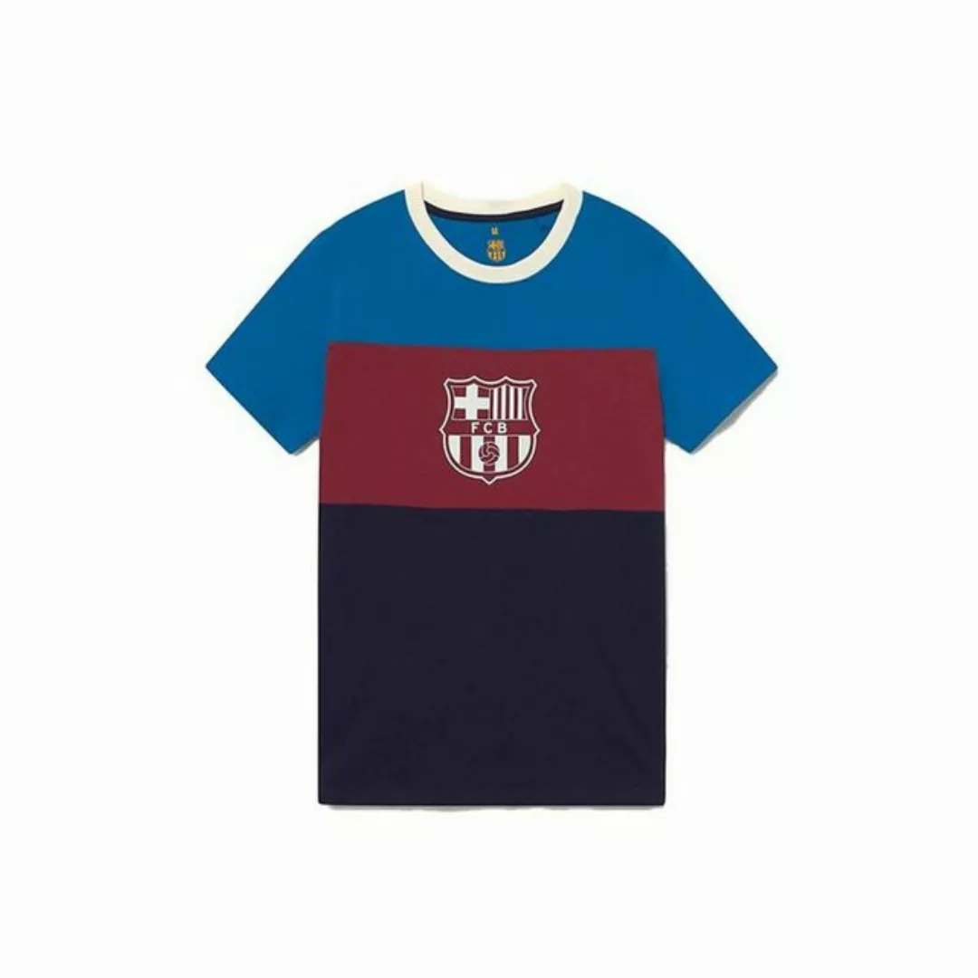 FC Barcelona T-Shirt Kurzärmiges Fußball T-Shirt für Männer F.C. Barcelona günstig online kaufen