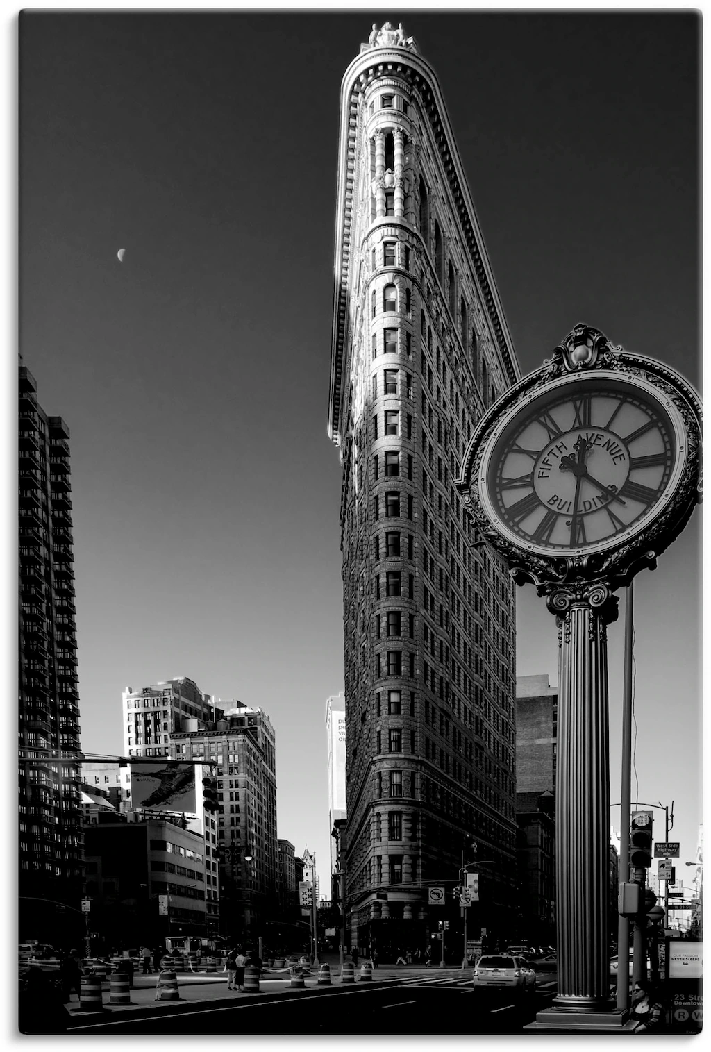 Artland Wandbild "New York Flatiron", Amerika, (1 St.), als Leinwandbild, P günstig online kaufen