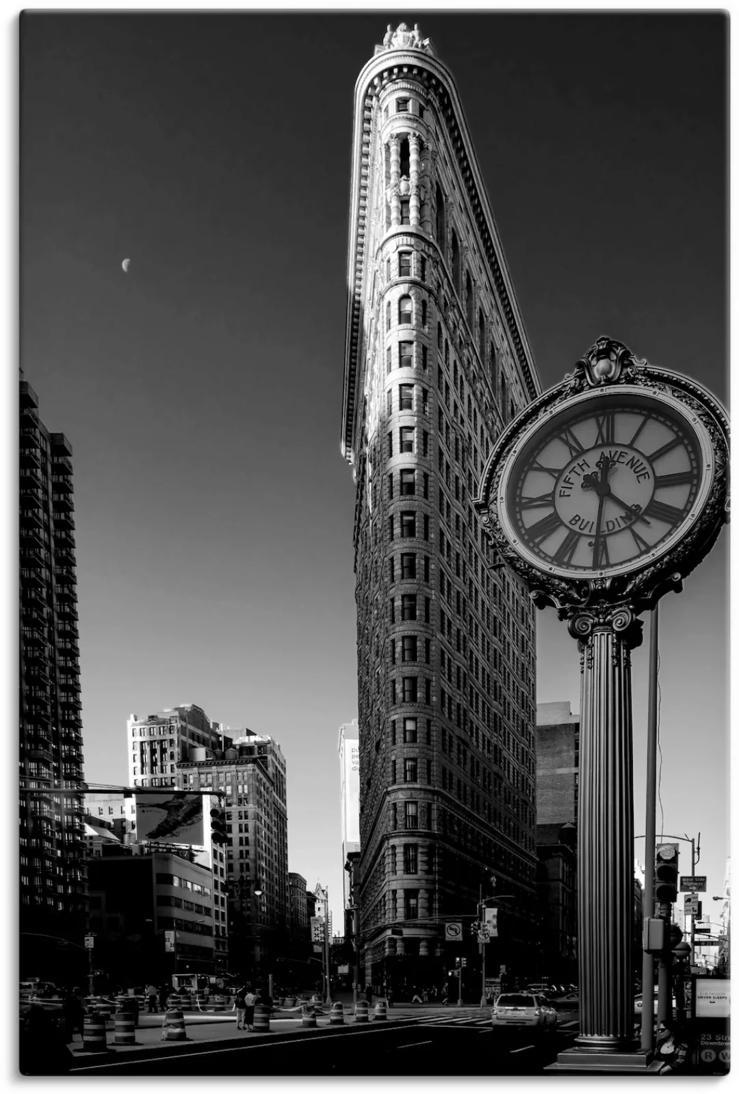 Artland Wandbild »New York Flatiron«, Amerika, (1 St.), als Leinwandbild, P günstig online kaufen