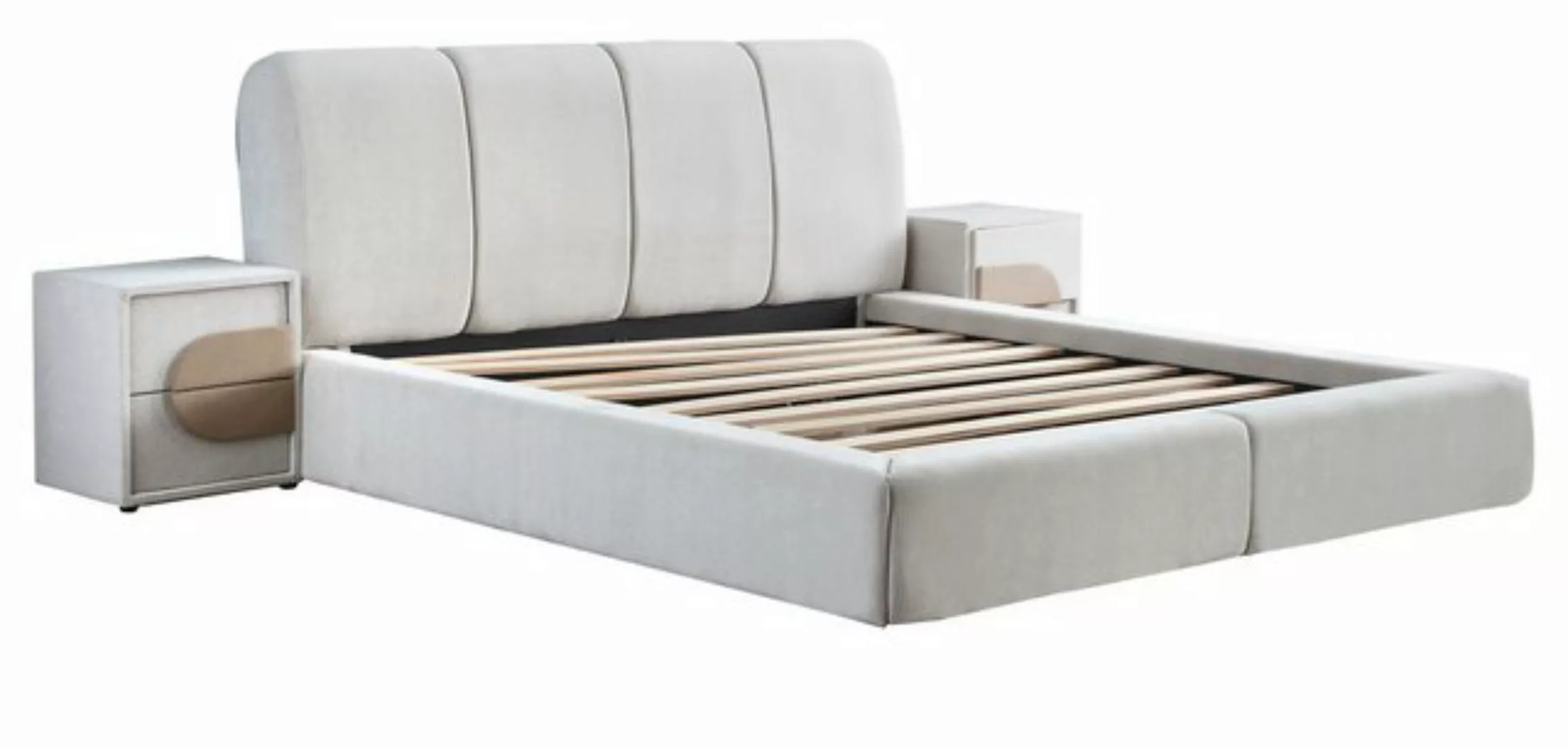 Villa Möbel Boxspringbett CARE (Bett Set, Bett Set aus Bettkasten, Kopfteil günstig online kaufen