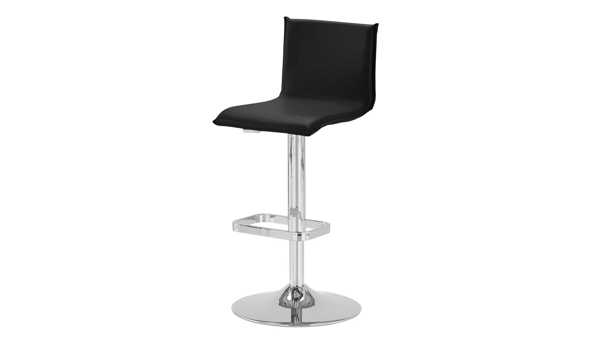 Kunstleder-Barhocker - schwarz - 44 cm - 37 cm - Stühle > Barhocker - Möbel günstig online kaufen