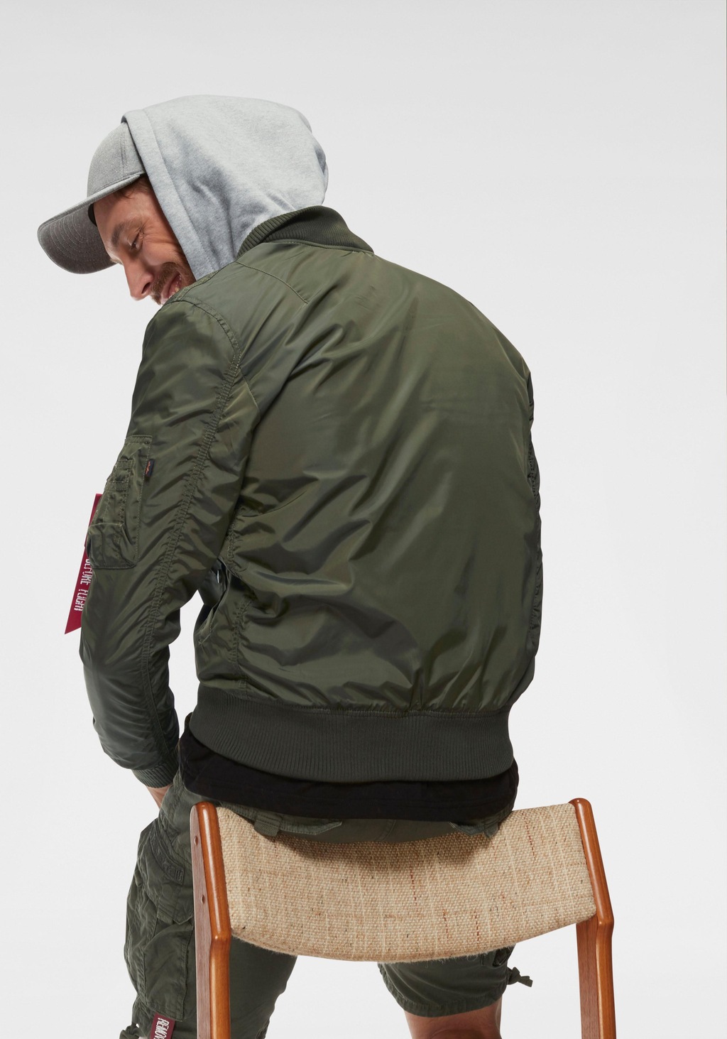 Alpha Industries Bomberjacke MA-1 TT HOOD günstig online kaufen