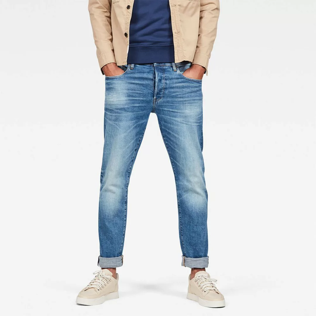 G-star 3301 Straight Jeans 30 Authentic Faded Blue günstig online kaufen
