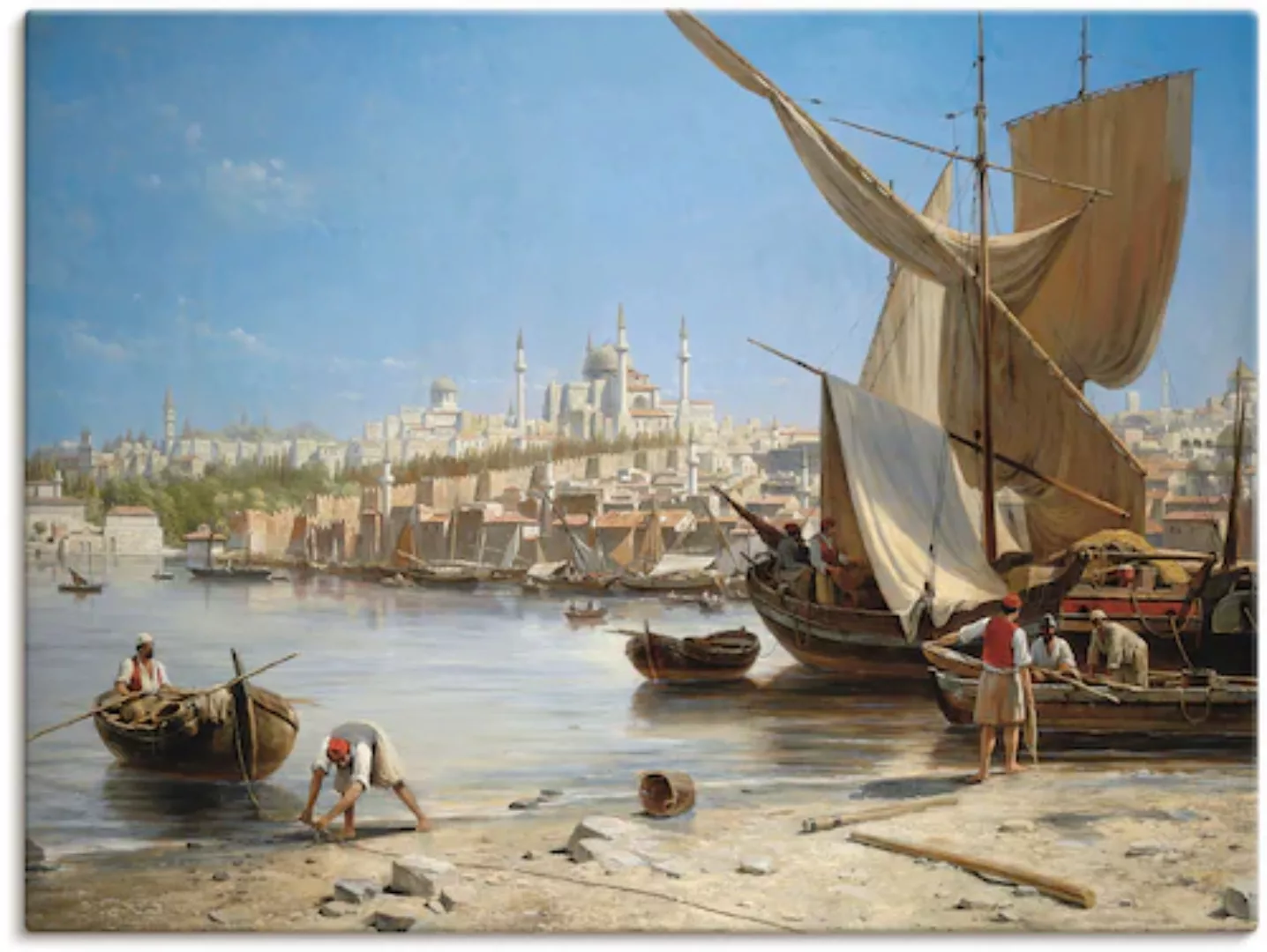 Artland Leinwandbild "Konstantinopel.", Boote & Schiffe, (1 St.) günstig online kaufen