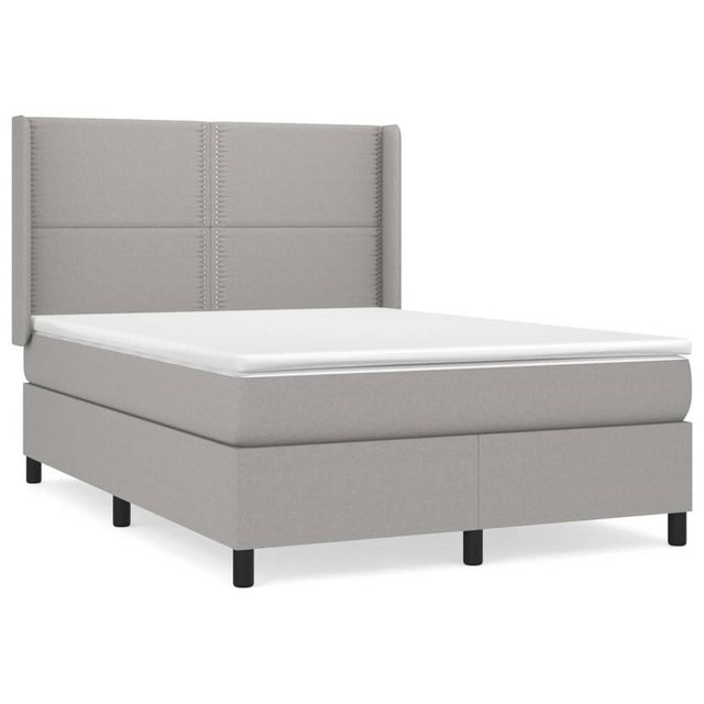 vidaXL Boxspringbett Bett Boxspringbett mit Matratze & Topper Stoff verschi günstig online kaufen