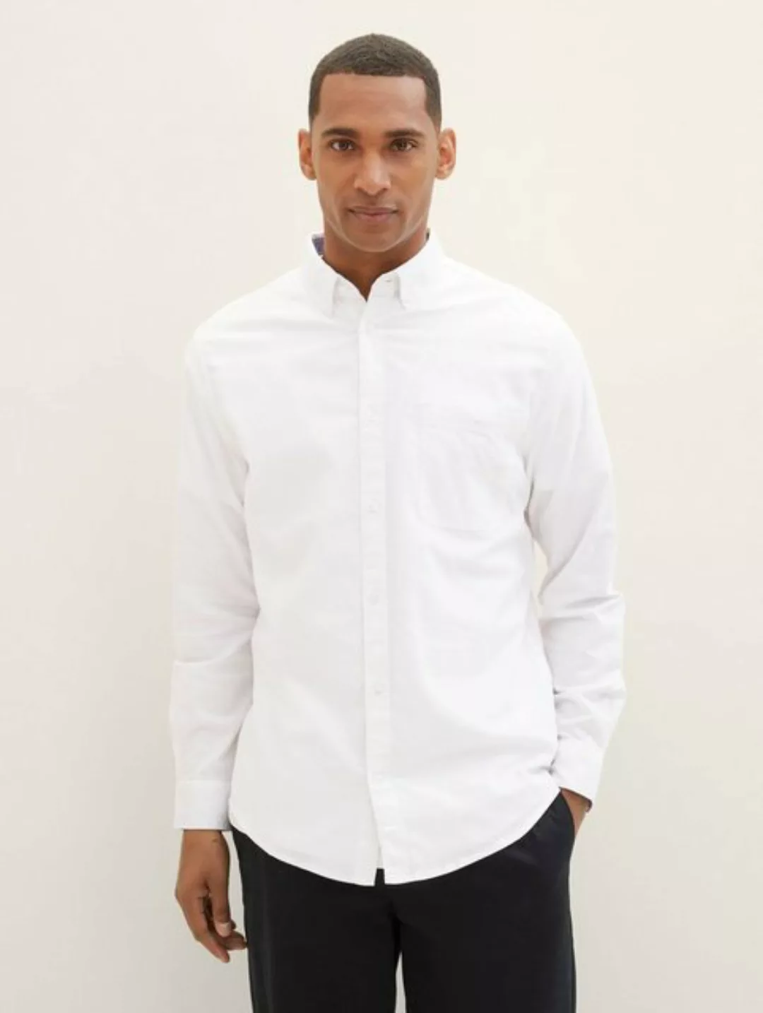 TOM TAILOR Langarmhemd Oxford Hemd günstig online kaufen