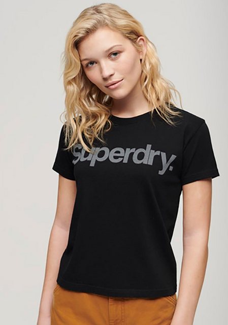 Superdry T-Shirt CORE LOGO CITY FITTED TEE günstig online kaufen