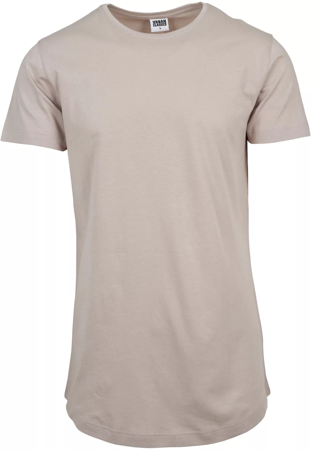 URBAN CLASSICS Kurzarmshirt "Urban Classics Herren Shaped Long Tee" günstig online kaufen