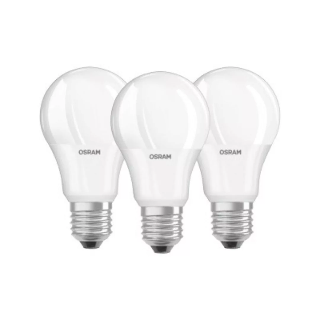 Osram LED-Leuchtmittel E27 Glühlampenform 8,5 W 3er Set 11,3 x 6 cm (H x Ø) günstig online kaufen