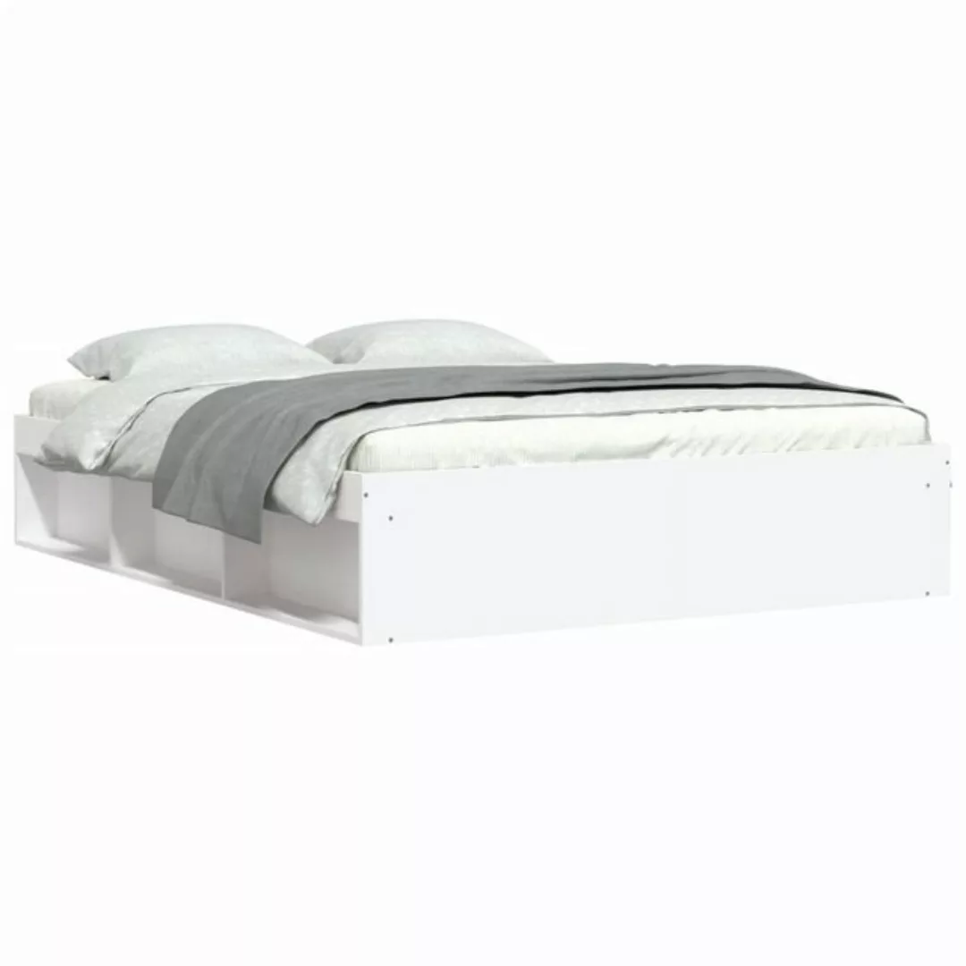 furnicato Bett Bettgestell Weiß 140x200 cm günstig online kaufen