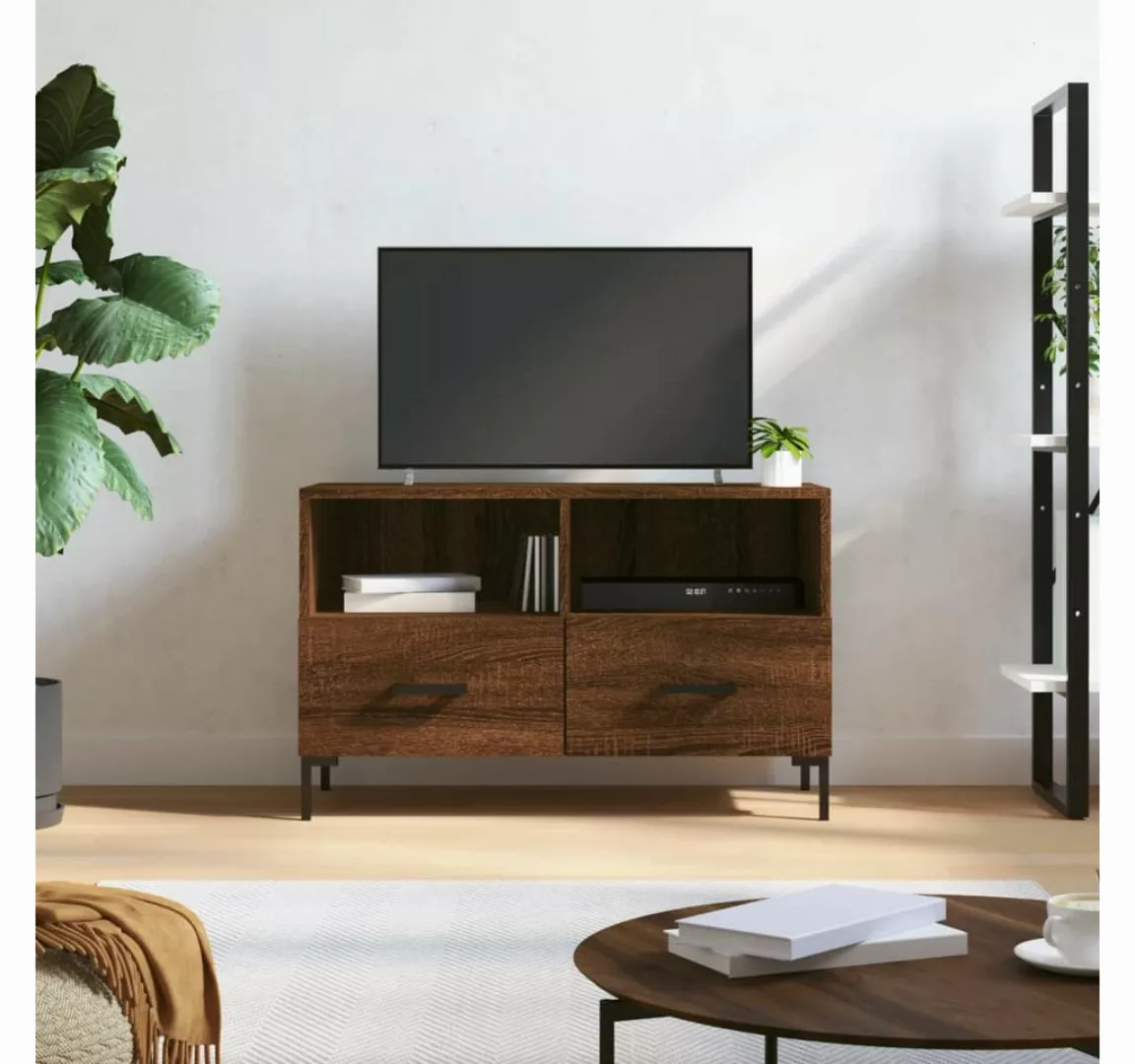 vidaXL TV-Schrank TV-Schrank Braun Eichen-Optik 80x36x50 cm Spanplatte günstig online kaufen