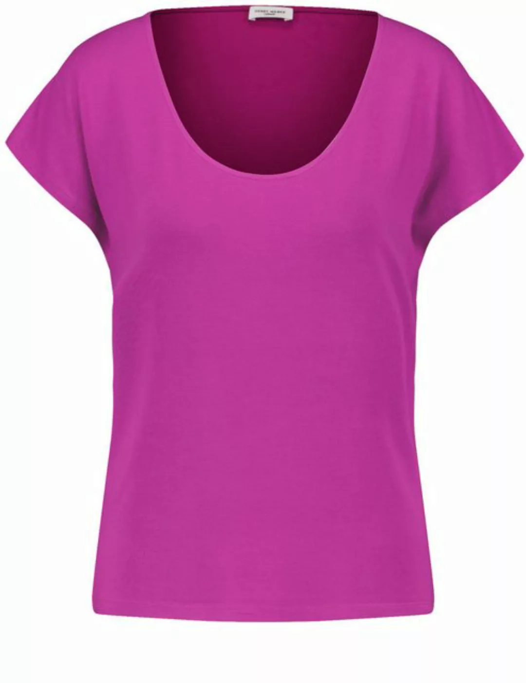 GERRY WEBER Kurzarmshirt Figurumspielendes T-Shirt mit rundem Ausschnitt günstig online kaufen