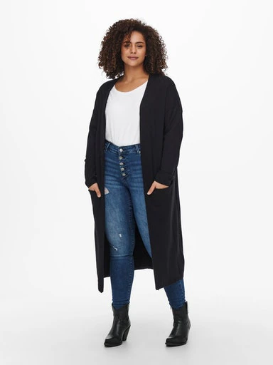 ONLY CARMAKOMA Strickjacke "CARNEW ESLY LS OPEN LONG CARDIGAN NP KNT" günstig online kaufen