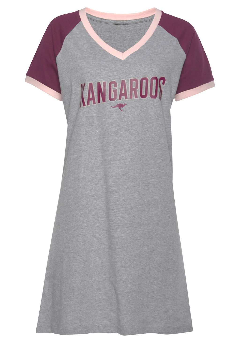 KangaROOS Bigshirt mit kontrastfarbenen Raglanärmeln günstig online kaufen