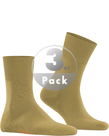 FALKE Run Socken, 44-45, Grün, Uni, Baumwolle, 16605-729804 günstig online kaufen
