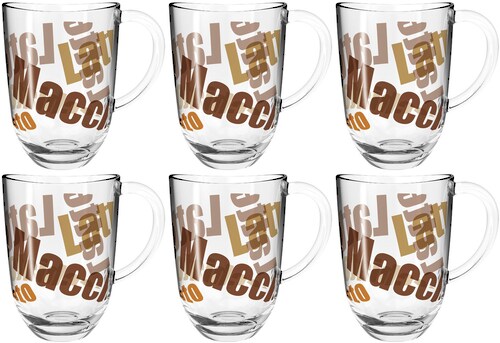 LEONARDO Latte-Macchiato-Tasse »NAPOLI«, (Set, 6 tlg.), Latte Macchiato-Tas günstig online kaufen