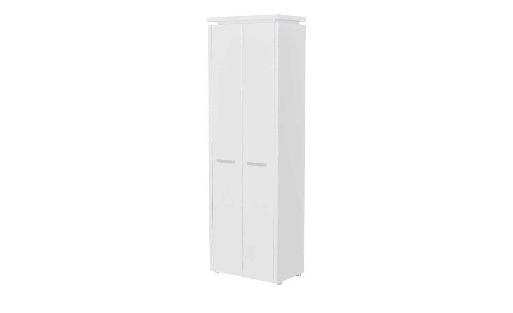 Dielenschrank - weiß - 62 cm - 192 cm - 37 cm - Garderoben & Kleiderstangen günstig online kaufen