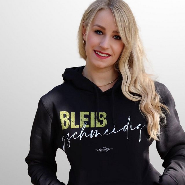 Bavariashop Hoodie Damen Hoodie "Bleib gschmeidig günstig online kaufen