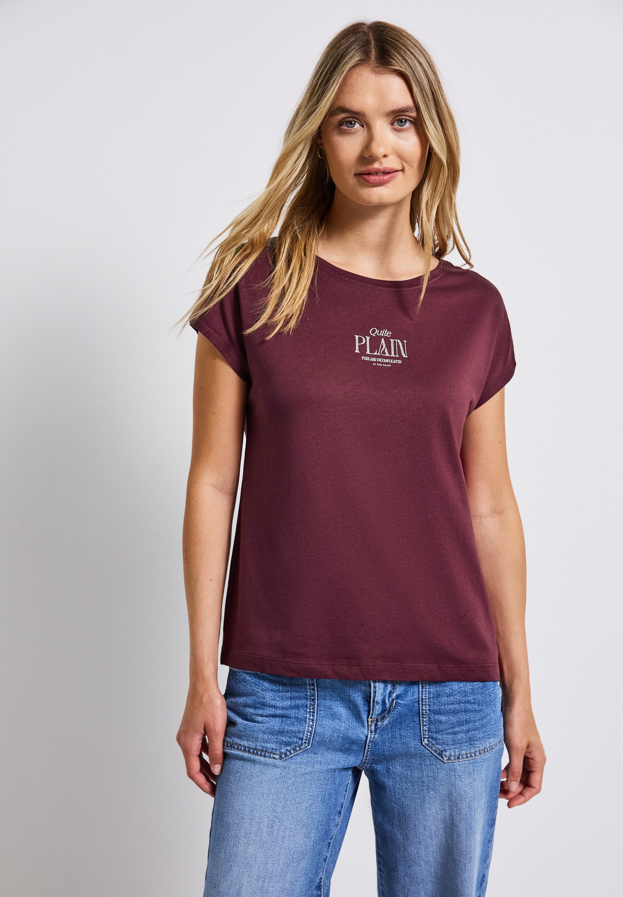 STREET ONE T-Shirt, im soften Baumwoll-Mix günstig online kaufen