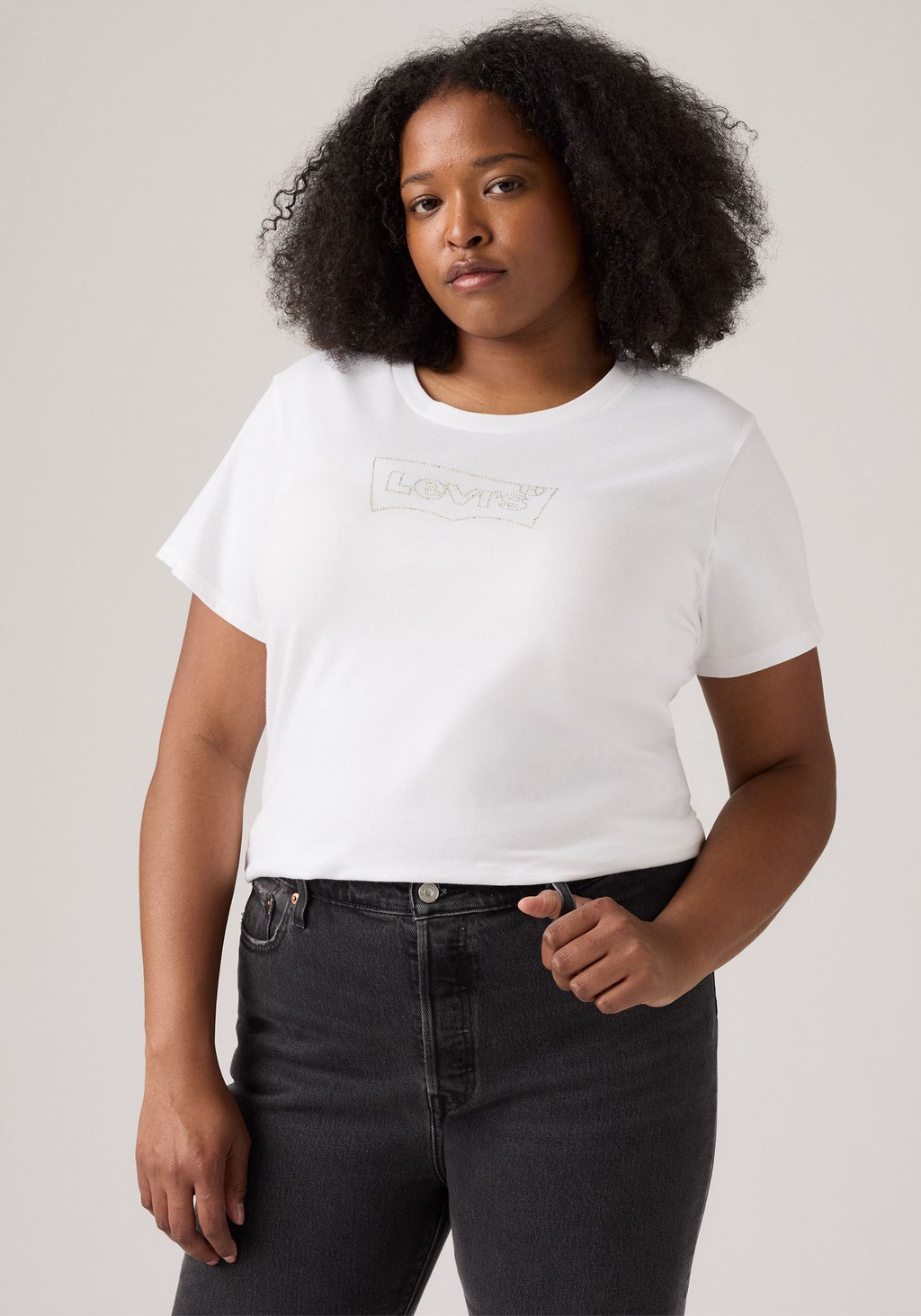 Levis Plus T-Shirt "Perfect Tee", mit Batwing-Logo günstig online kaufen