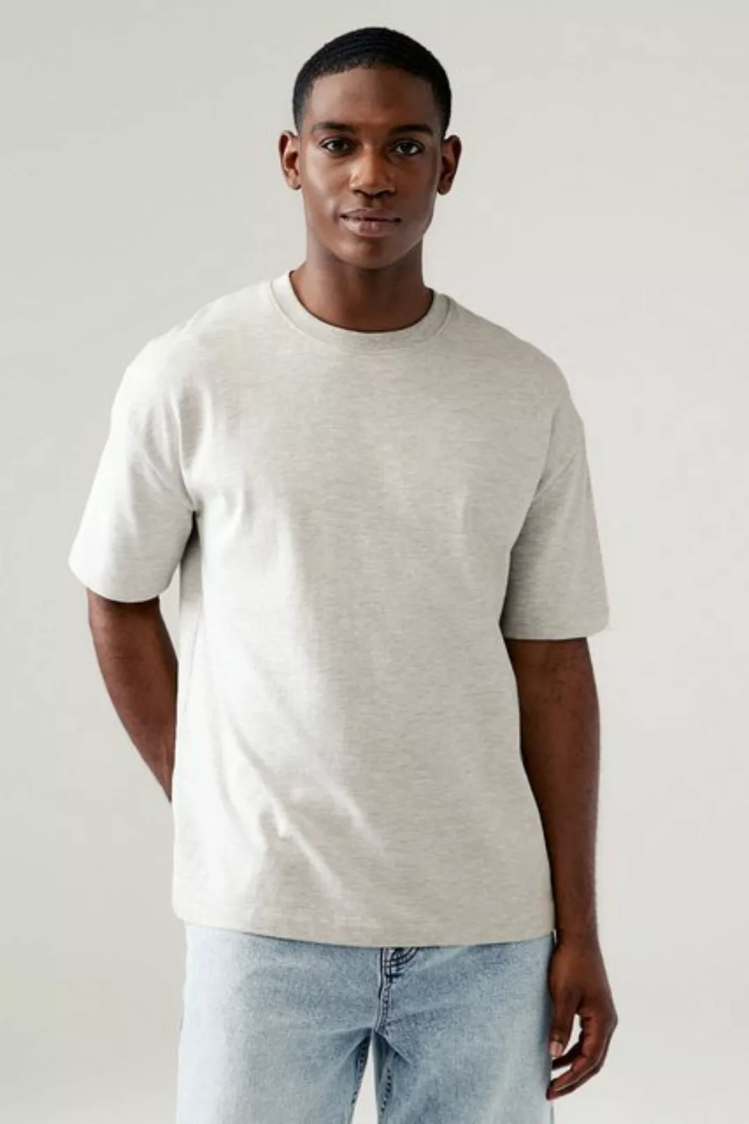 Next T-Shirt T-Shirt aus schwerem Stoff im Relaxed Fit (1-tlg) günstig online kaufen