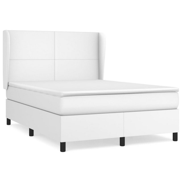 vidaXL Boxspringbett Bett Boxspringbett mit Matratze & Topper Kunstleder ve günstig online kaufen