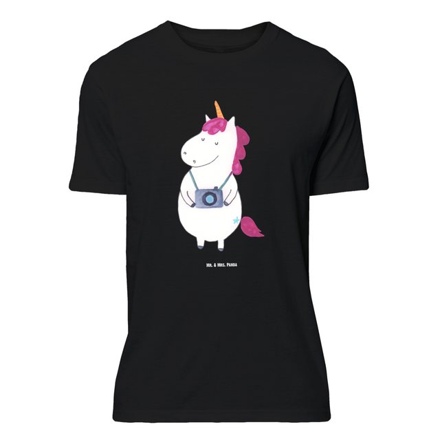 Mr. & Mrs. Panda T-Shirt Einhorn Fotograf - Schwarz - Geschenk, Tourist, Fo günstig online kaufen