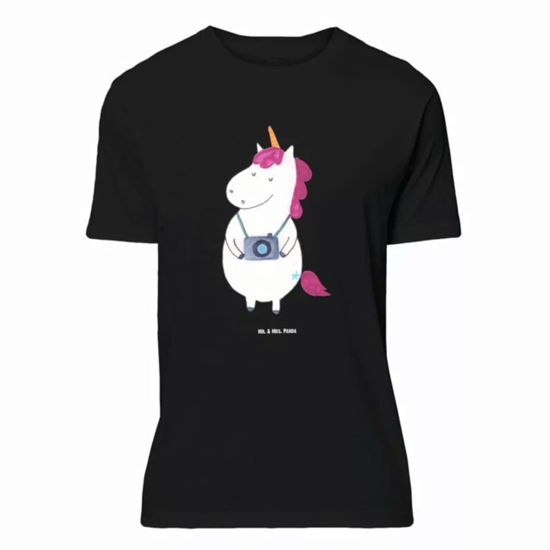 Mr. & Mrs. Panda T-Shirt Einhorn Fotograf - Schwarz - Geschenk, Tourist, Fo günstig online kaufen