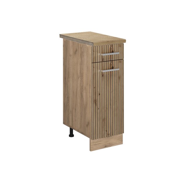 Vicco Unterschrank R-Line, Artisan-Eiche/Goldkraft Eiche, 30 cm, AP Eiche günstig online kaufen