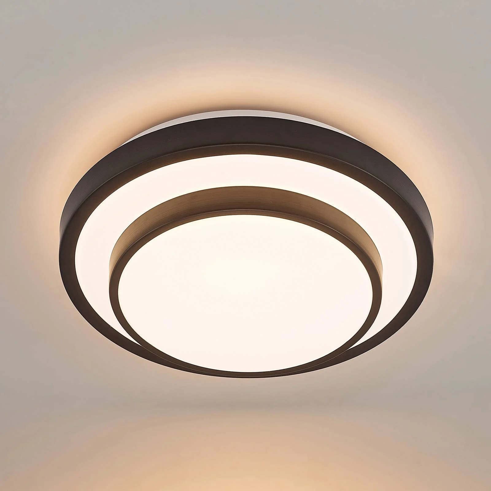 Lindby Youri LED-Deckenleuchte, rund, 29,5 cm günstig online kaufen