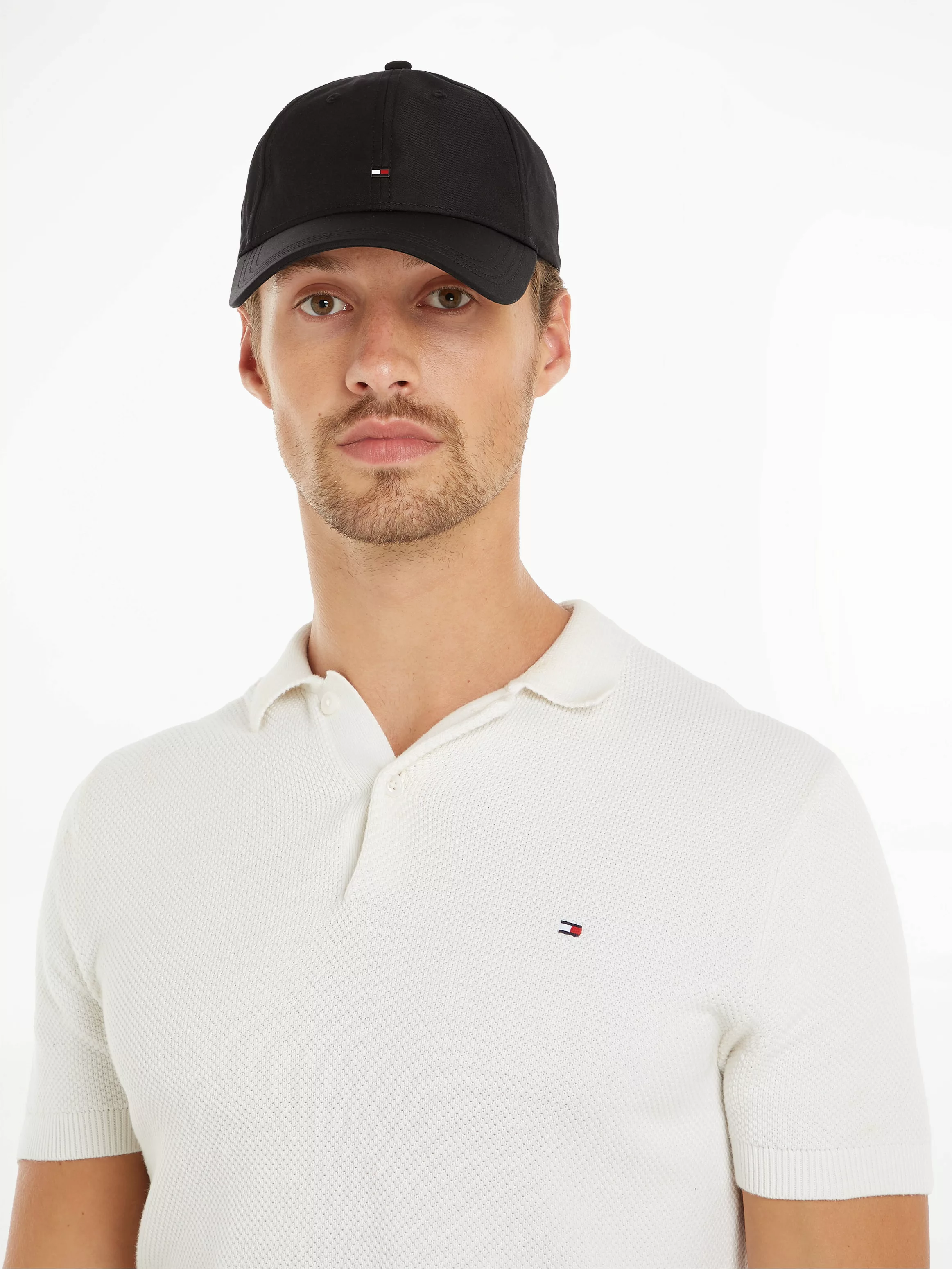 Tommy Hilfiger Baseball Cap "TH FLAG POLY 6 PANEL CAP", mit Loggoflagge günstig online kaufen