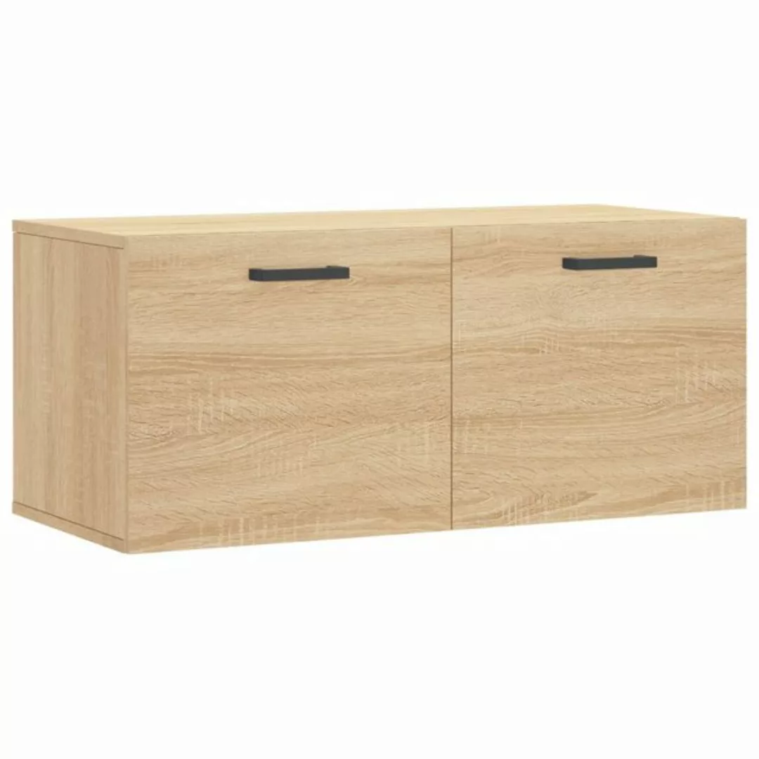 vidaXL Wandschrank Sonoma-Eiche 80x36,5x35 cm Holzwerkstoff Modell 3 günstig online kaufen