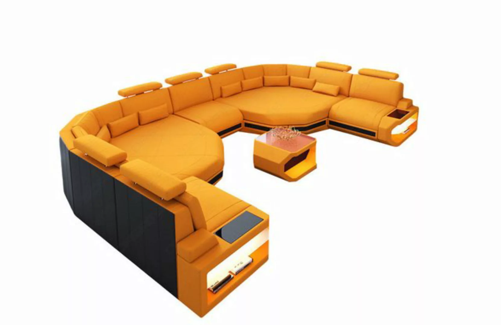 Sofa Dreams Wohnlandschaft Stoff Polster Sofa Couch Asti, Mikrofaser, XXL U günstig online kaufen