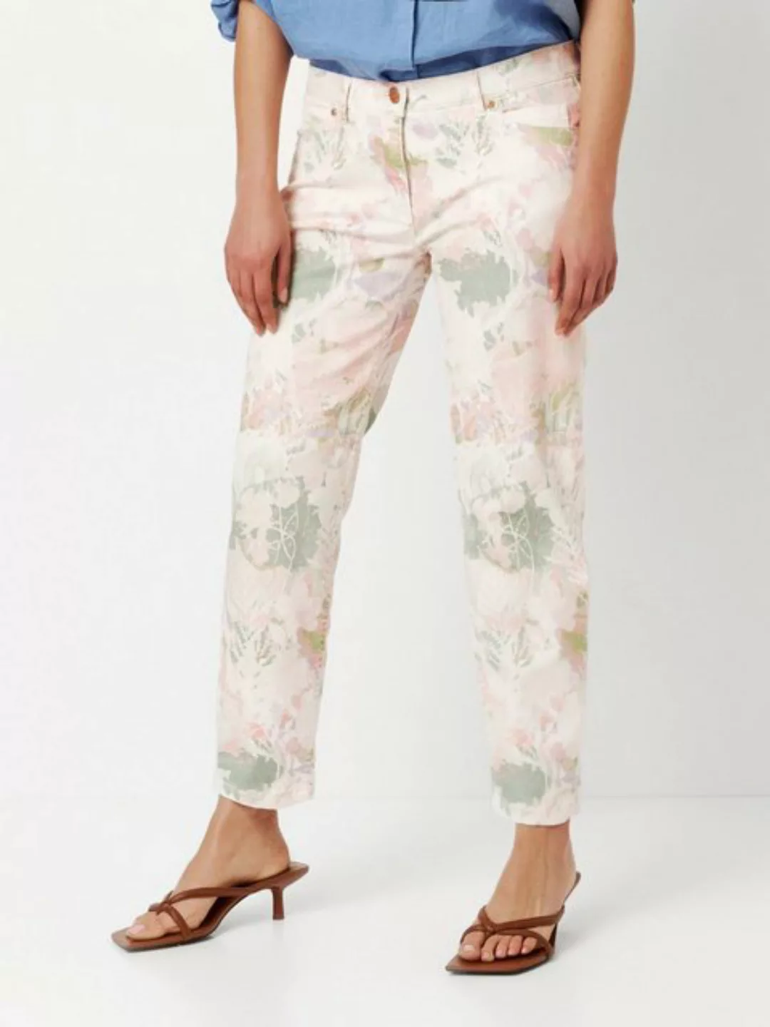 TONI 5-Pocket-Jeans Perfect Shape mit Flowerprint günstig online kaufen