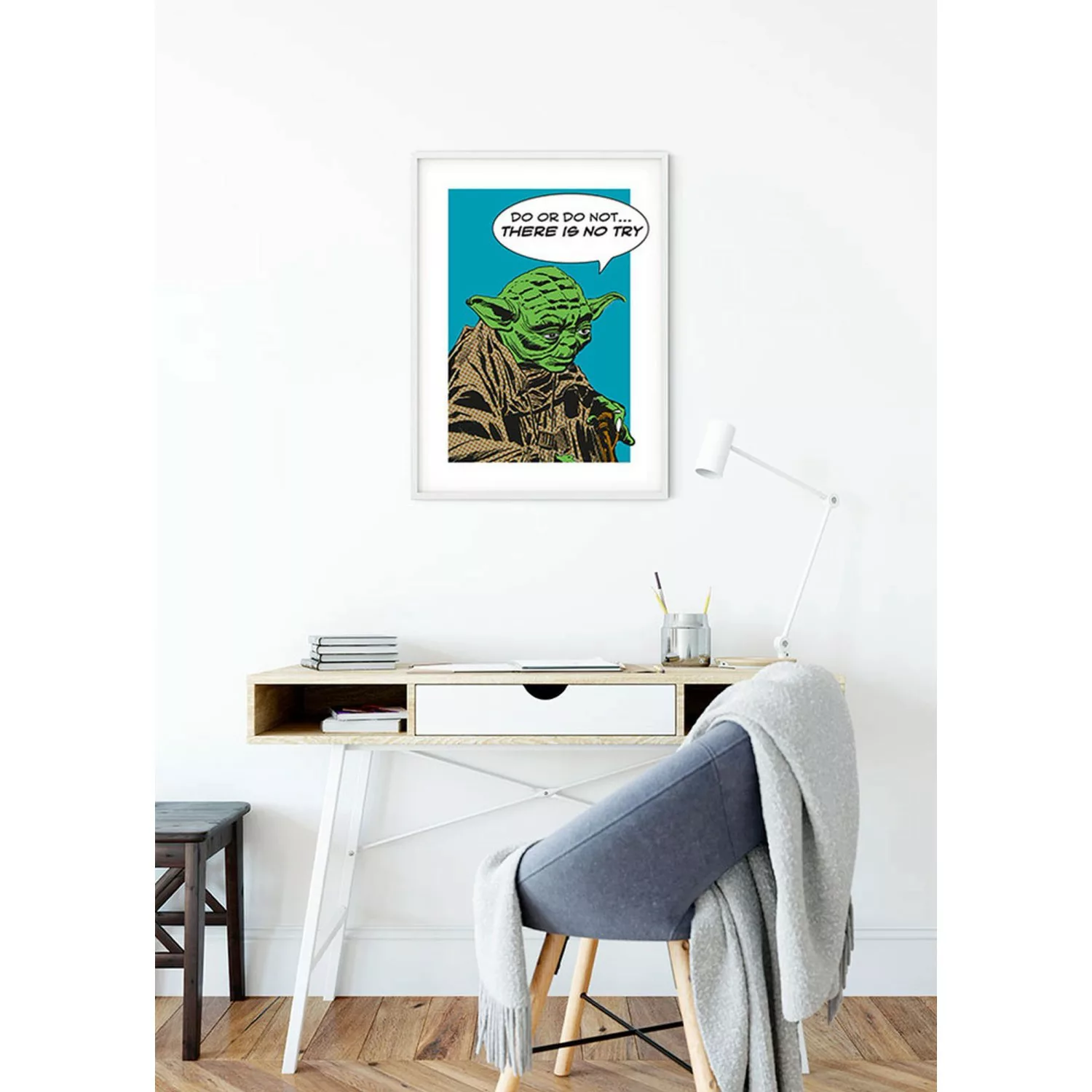 Disney Poster Star Wars Yoda Multicolor 50 x 70 cm 610250 günstig online kaufen